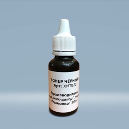 Тонер чорний, 30 мл (Арт.XMT020)