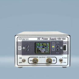 Лабораторне джерело живлення Lab TFT 15V/15A, лічильник ампер-годин